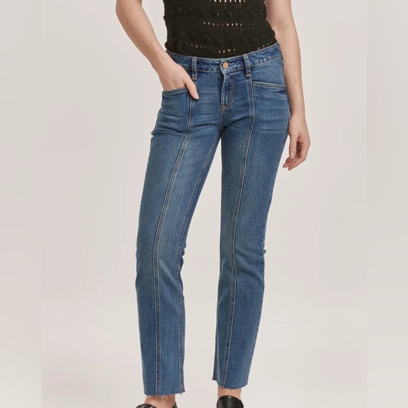 Dear John Women’s Playback Phantom Jean Denim Size 27 Mid Rise Straight Leg NWT
